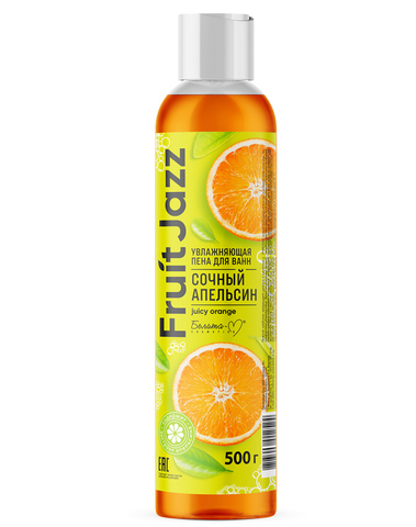 Белита-М Фруктовый джаз Увлажняющая пена для ванн Сочный апельсин 500г