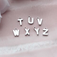 УЦЕНКА!!! Буква Z родий, 8 мм, 1 шт, У014