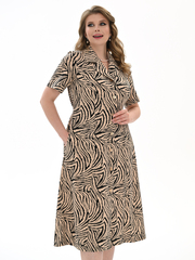 4536 Халат на пуговицах