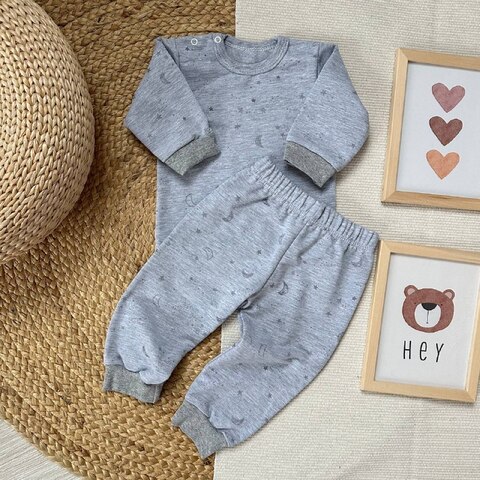 Комплект джемпер + штанишки из футера