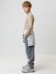 джемпер  для мальчика  КР 301477/темно-бежевый 1304 к576