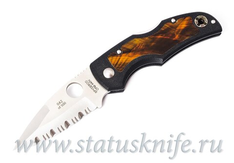 Нож Spyderco Native C41GPSI Sprint Run серрейтор