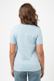Футболка для беременных и кормящих 10590 небесно-голубой