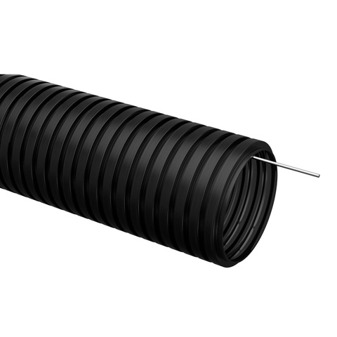 89-6-2-2525 Труба гофрированная ПНД d 25 с зондом черный CTG20-25-K02-025-1 IEK, 25м
