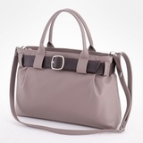 Сумка Саломея 2006 наппа тауп + шоколад