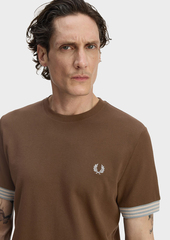 Футболка FRED PERRY Striped Cuff T-Shirt