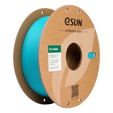 Пластик для 3D-печати eSUN PLA-Matte, 1,75 мм, 1 кг, аква, PLA-MT175O-AQ1P1