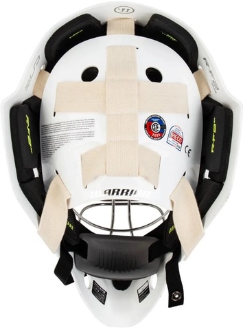 Шлем вратарский WARRIOR F2 E+ SR M/L белый