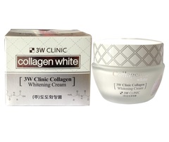 3W Clinic - Осветляющий крем для лица Collagen white 60 мл