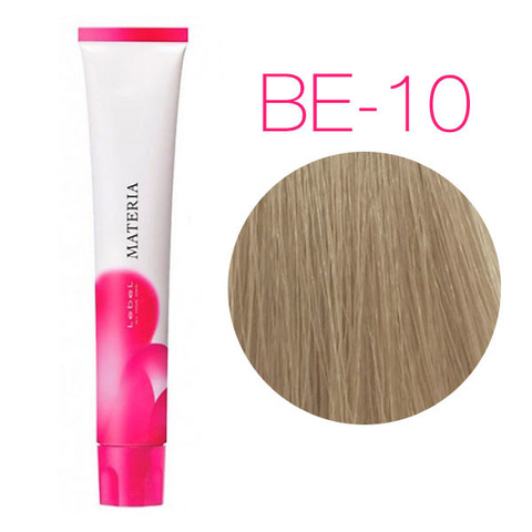 Lebel Materia 3D Be-10 (яркий блонд бежевый) - Перманентная низкоаммичная краска для волос