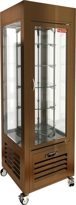 ВИТРИНА КОНДИТ/ВЕРТИКАЛЬНАЯ HICOLD VRC 350 R BRONZE