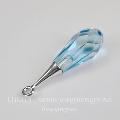 6532 Подвеска Сваровски Pure Drop Aquamarine (21 мм)