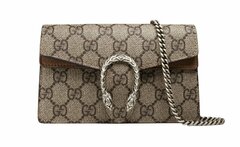 Сумка Gucci Dionysus GG Super Mini бежевый