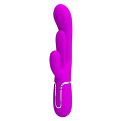Лиловый мультифункциональный вибратор Shania - 22,2 см. - 