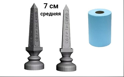 Силиконовый молд Шахматная фигура № 6 Ладья Египет ( средняя)