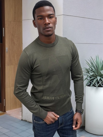 Свитер armani 200111green