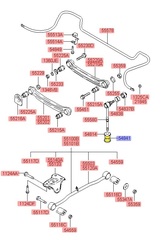 ВТУЛКА БОЛТА (СТОЙКИ) СТАБИЛИЗАТОРА ЗАДНЕГО ACCENT, ПЕРЕДН SONATA ТАГАЗ HYUNDAI