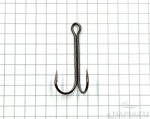 Купить рыболовный крючок двойник Namazu Double Hook Long № 1, BN (40 шт.) N-HDL1BN