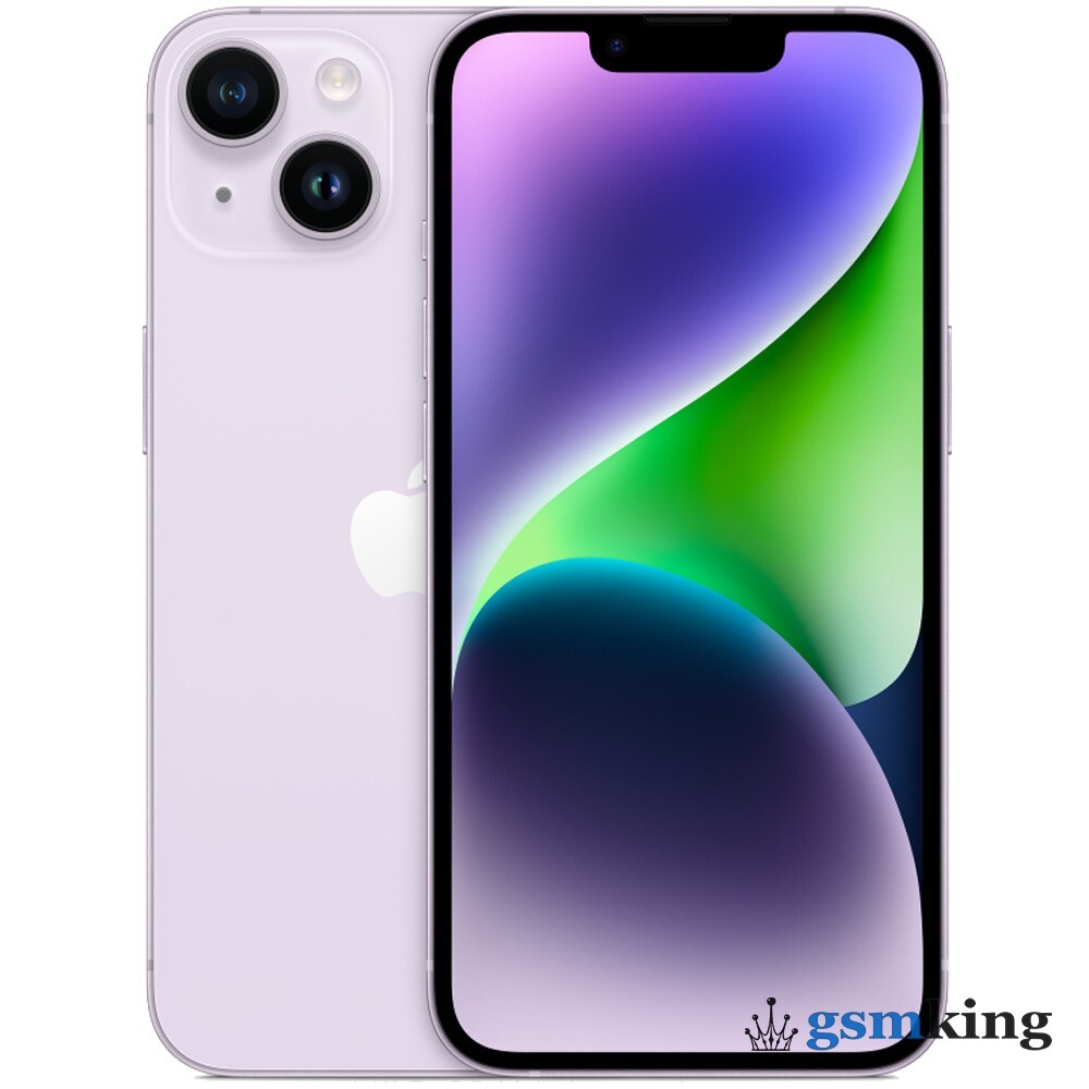 Смартфон Apple iPhone 14 256GB Purple (Фиолетовый) Global DUAL SIM (nano  SIM + eSIM) - цена 75900.0 ₽.