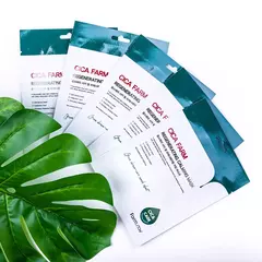 FarmStay Маска тканевая с центеллой восстанавливающая - Cica farm regenerating calming mask, 25мл