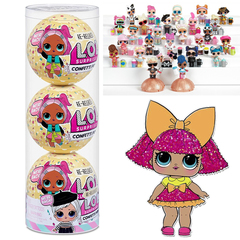 Куклы Лол Конфетти  Confetti Pop набор 3 шт 9 см