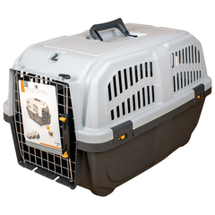 MPS SKUDO 1 переноска с металлической дверцей с замком серая 48х31,5х31h см