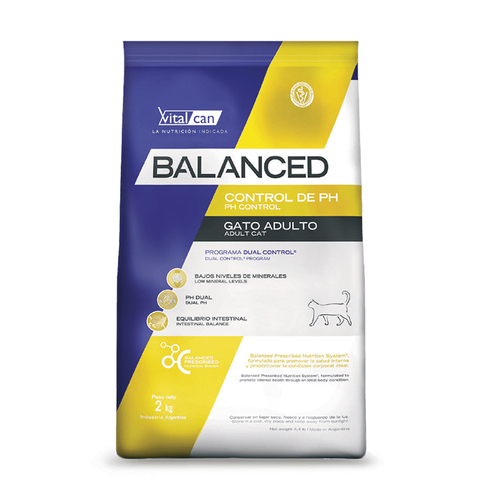 Vitalcan Balanced рН контроль 2 кг КУРИЦА сухой корм для кошек Виталкан