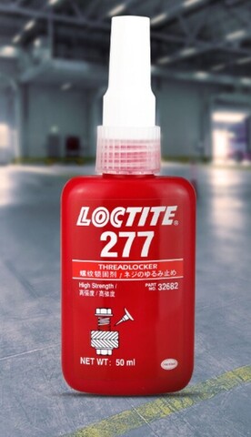 Loctite 277 (Локтайт 277) - фиксатор высокой прочности для крупной резьбы - 50 мл