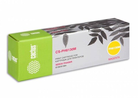 Картридж лазерный Cactus CS-PH6130M 106R01283 пурпурный (1900стр.) для Xerox Phaser 6130/6130n