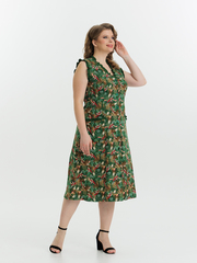 4532 Сарафан на пуговицах