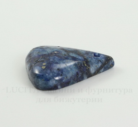 Подвеска Ляпис Лазурит (прессов., тониров) (цвет - темно-синий) 33,6х26,7х8,6 мм №95