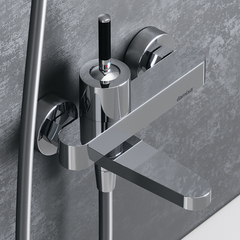 Смеситель для ванны/душа, поворотный излив (черный), Damixa ARC - 291000000