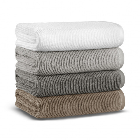 Полотенце 50x90 L'appartement Slim Ribbed fog светло-серый