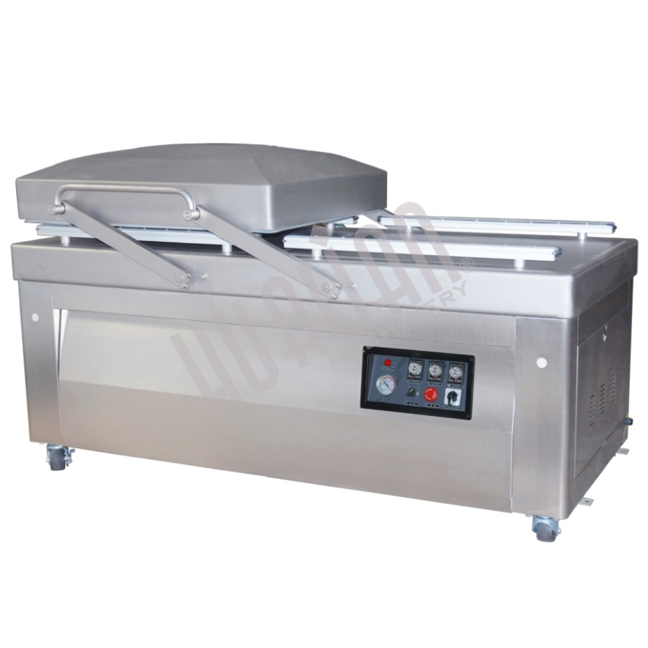 Напольный вакуумный упаковщик HVC-820S/2B нерж., обрезка