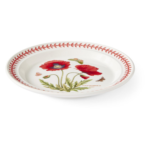 Тарелка обеденная Portmeirion Ботанический сад Летний луг Мак 25,5 см, фаянс