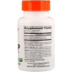 Doctor's Best, 5-гидрокситриптофан Best, 100 мг, 60 растительных капсул