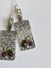 Тисса (серьги  из серебра)