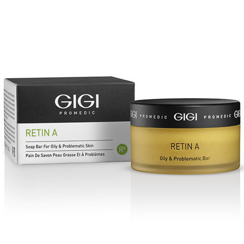 GIGI PROMEDIC RETIN A: Мыло в банке со спонжем для жирной кожи (Oily Skin Soap Bar)