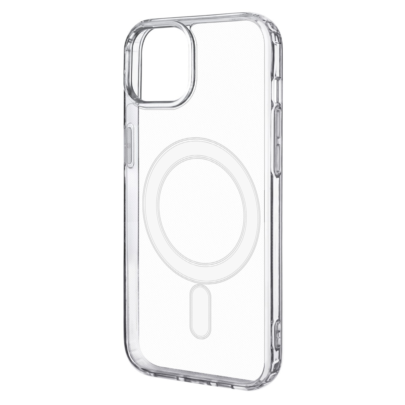 Купить Силиконовый чехол Clear Case с магнитом (MagSafe) для iPhone 15 Plus  (Прозрачный) за 550 руб, в Чехолере