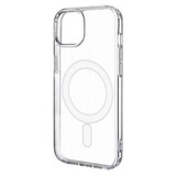 Силиконовый чехол Clear Case с магнитом (MagSafe) для iPhone 15 Plus (Прозрачный)