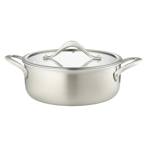 Кастрюля с крышкой 3Ply Etalon, 24 см, 4 л