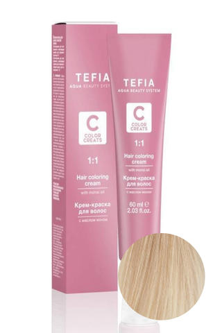Крем-краска для волос 9,23 Тонер сахара Color Creats Tefia, 60 мл