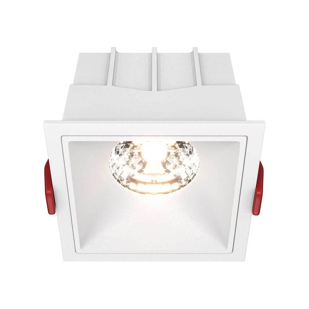 Встраиваемый светильник Maytoni Alfa LED DL043-01-15W3K-SQ-W