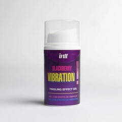 Возбуждающий гель со вкусом ежевики и эффектом вибрации BLACKBERRY VIBRATION INTT 15 мл