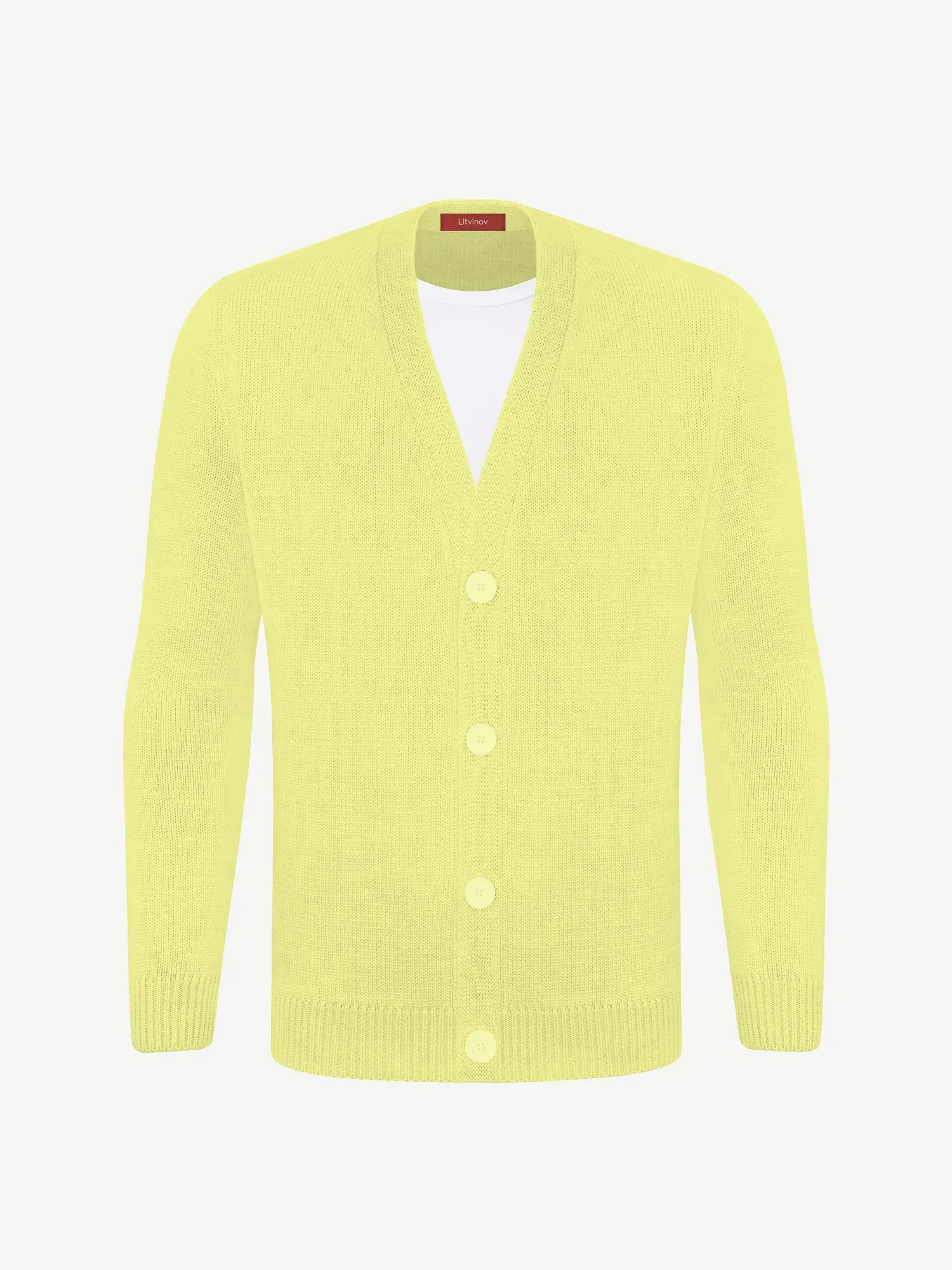 Кардиган с пуговицами из шелка