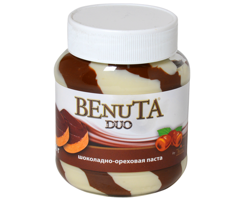 Шоколадная паста Бенута Дуо ст/б 350г, шт