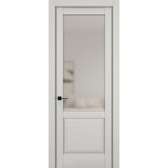 Купить Межкомнатная дверь керамик NC 10 слоновая кость остеклённая