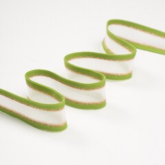 Тесьма/Декоративная/К9359 зеленый мононить