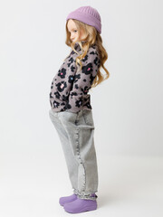 куртка  для девочки  ФЛ 34025/н/43 ГР