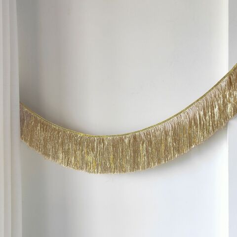 Занавес-бахрома, Шампань, 24 см*2 м (В*Ш)
